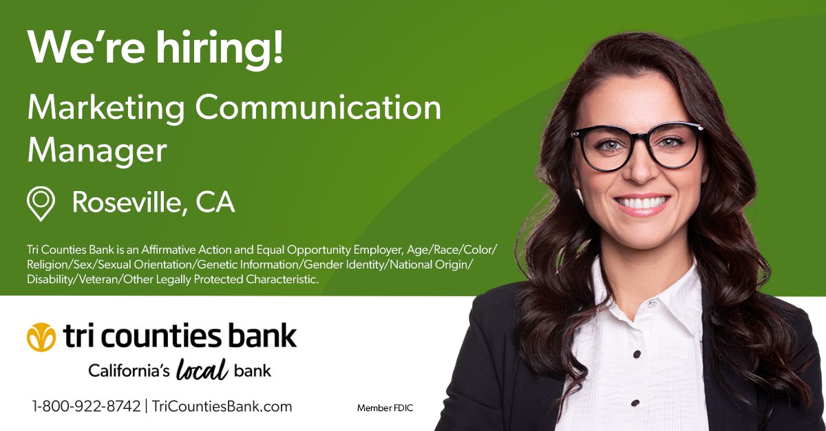 Tri Counties Bank tweet media