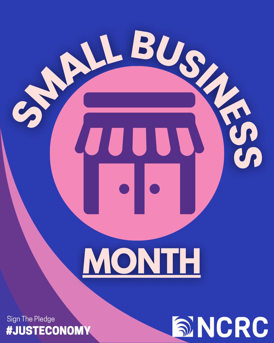 NCRC's tweet image. Small businesses are the backbone of a #JustEconomy! They provide #diversity, #innovation, #jobs, and so much more, creating economic growth and opportunities for all. Supporting small businesses is crucial for building a fair and prosperous society! hubs.ly/Q04f8nkk0
