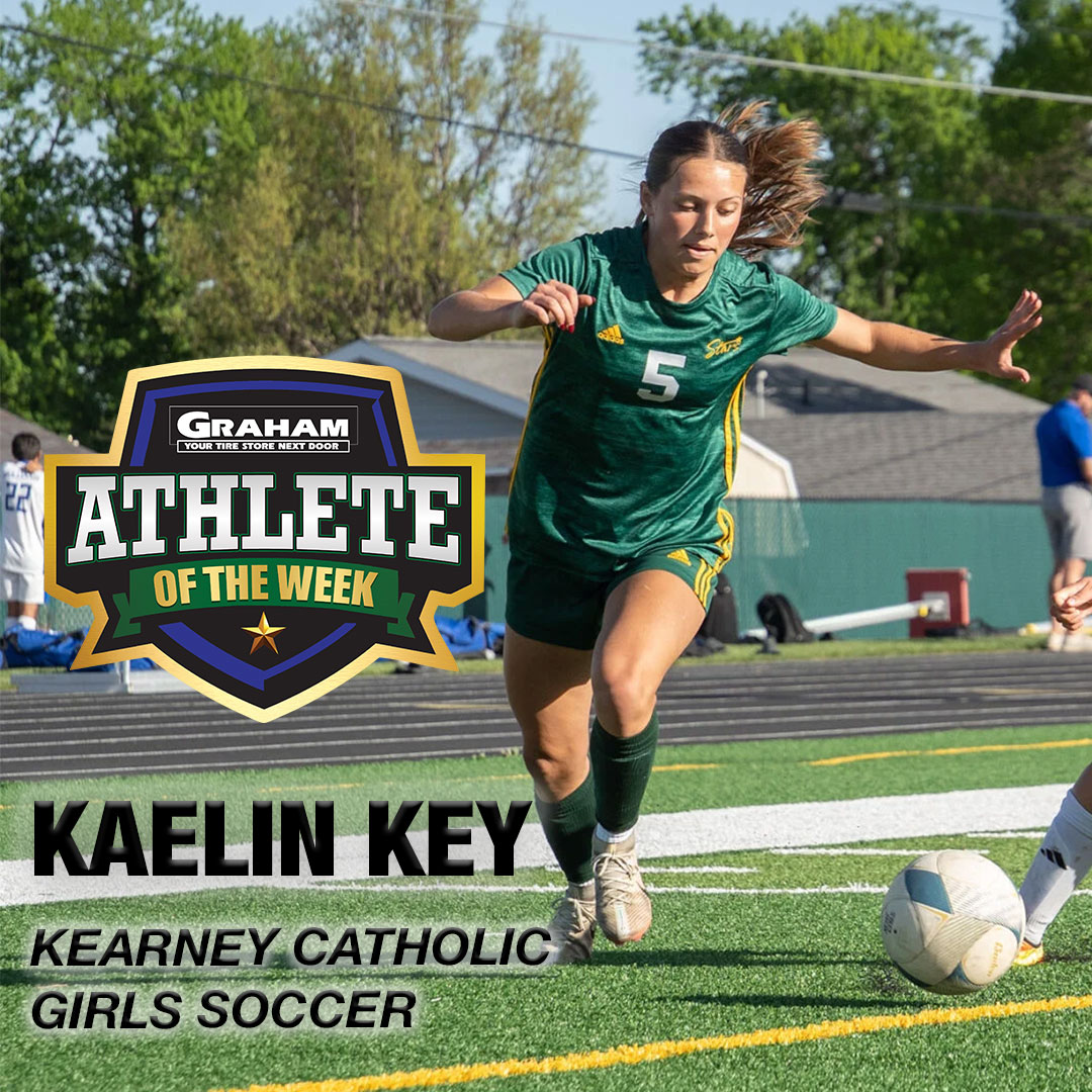 KearneyHub's tweet photo. Check out our video of Kearney Catholic's Kaelin Key, this week's Athlete of the Week. https://t.co/3X9rED78QU https://t.co/7WgJGmOxr7