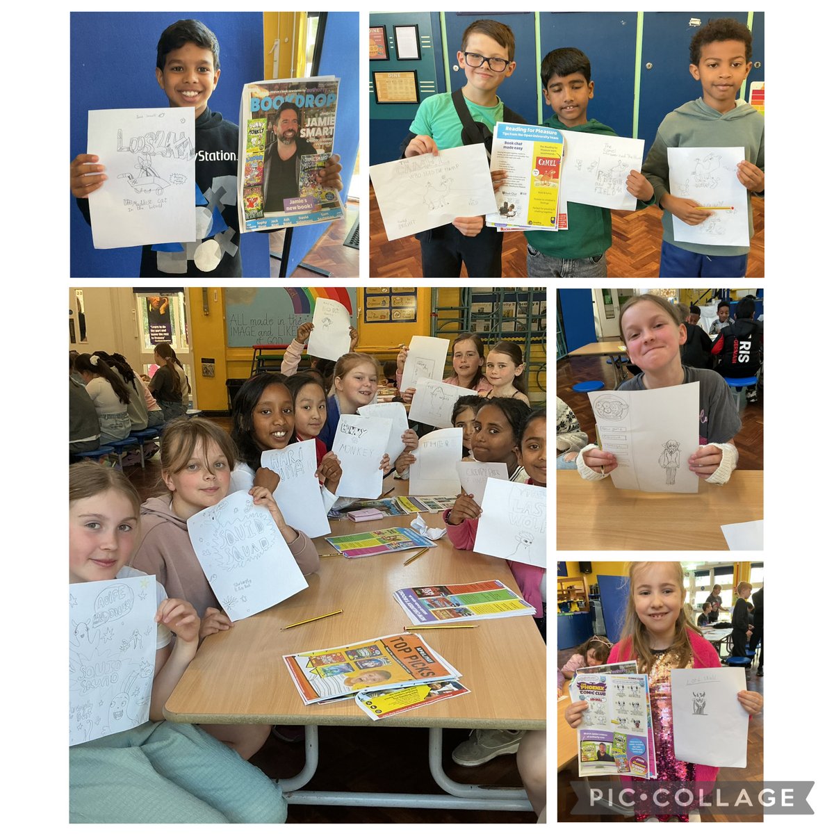 AbbeyPrimary's tweet image. We used @authorfy #Bookdrop magazine to promote book talk during our #reading workshop for #Y3 #Y4 #Y5 #Y6. They loved seeing what new books have been published as well as being illustrators, drawing the front covers of the books they would like to buy.  @jamiesmart #GoAllIn2026