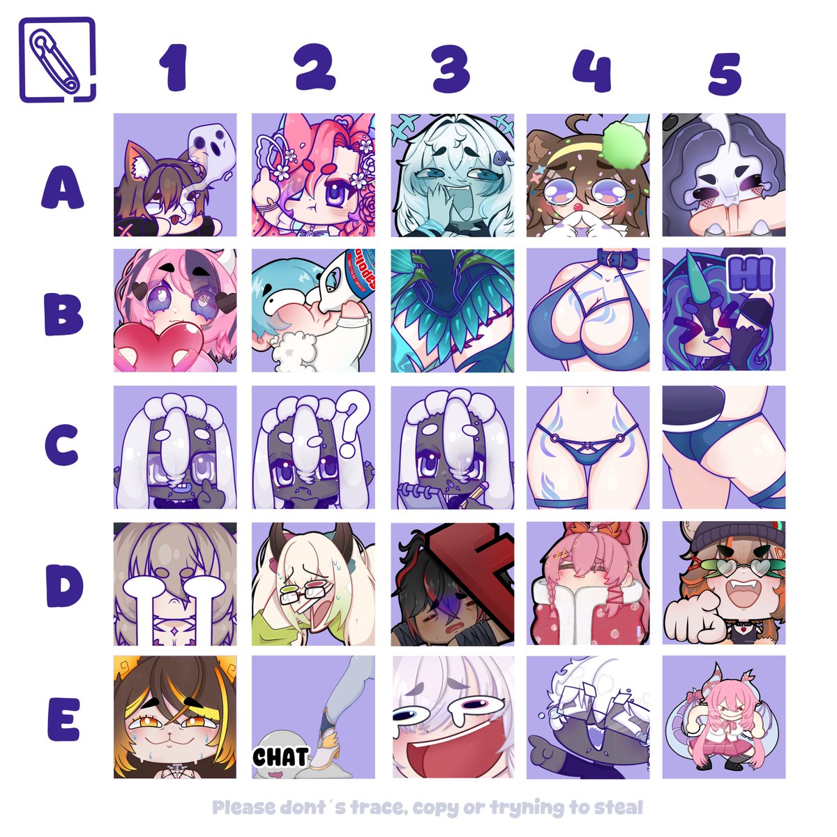 kovuplus's tweet image. ╭ · · YCH EMOTES  ⊹ ࣪ ˖  

✦ 11 EUR each    

✦  Customizable    

🧷- Comms:  vgen.co/PlusKovu/servi… 

⸻ ♡ + ↻ appreciated ✨ 

#TwitchEmoteArtist ⁞ #emotes ⁞ #art ⁞ #commsopen ⁞#VGenComms ⁞ #Vtuber