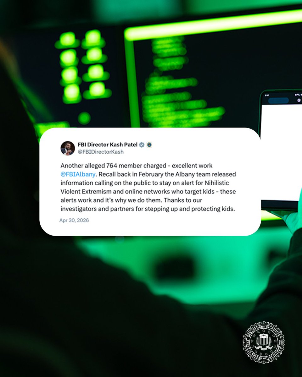 FBI tweet media