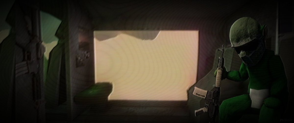 Zeotisk's tweet image. SGT. MILES LONE Three Months Later..
#slendytubbies #slendytubbies3 #fanart