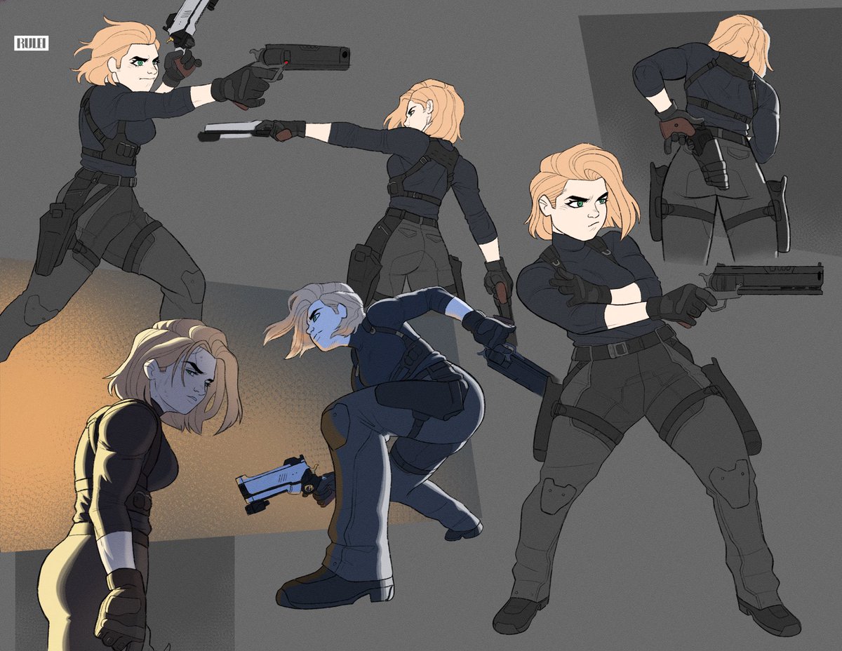 She kinda looks good in dark tones