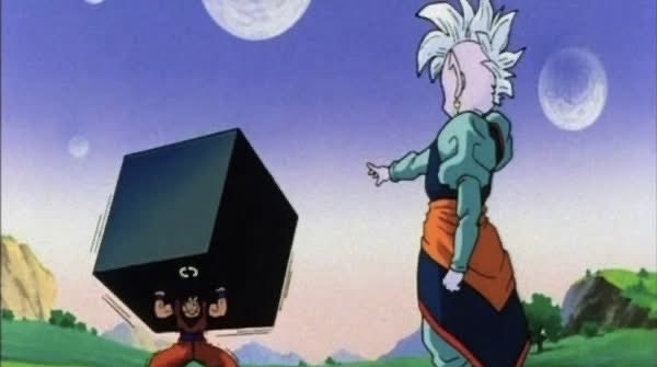 Y6Js31MeLphFULX's tweet image. #ドラゴンボール 
#DRAGONBALL 

#カッチン鋼 
界王神界にて伝説のゼットソードの切れ味をその辺の岩で試そうとした孫悟空と孫悟飯に対し、「どうせならそいつで試してみてください」と界王神が空中から取り出して渡した金属の塊