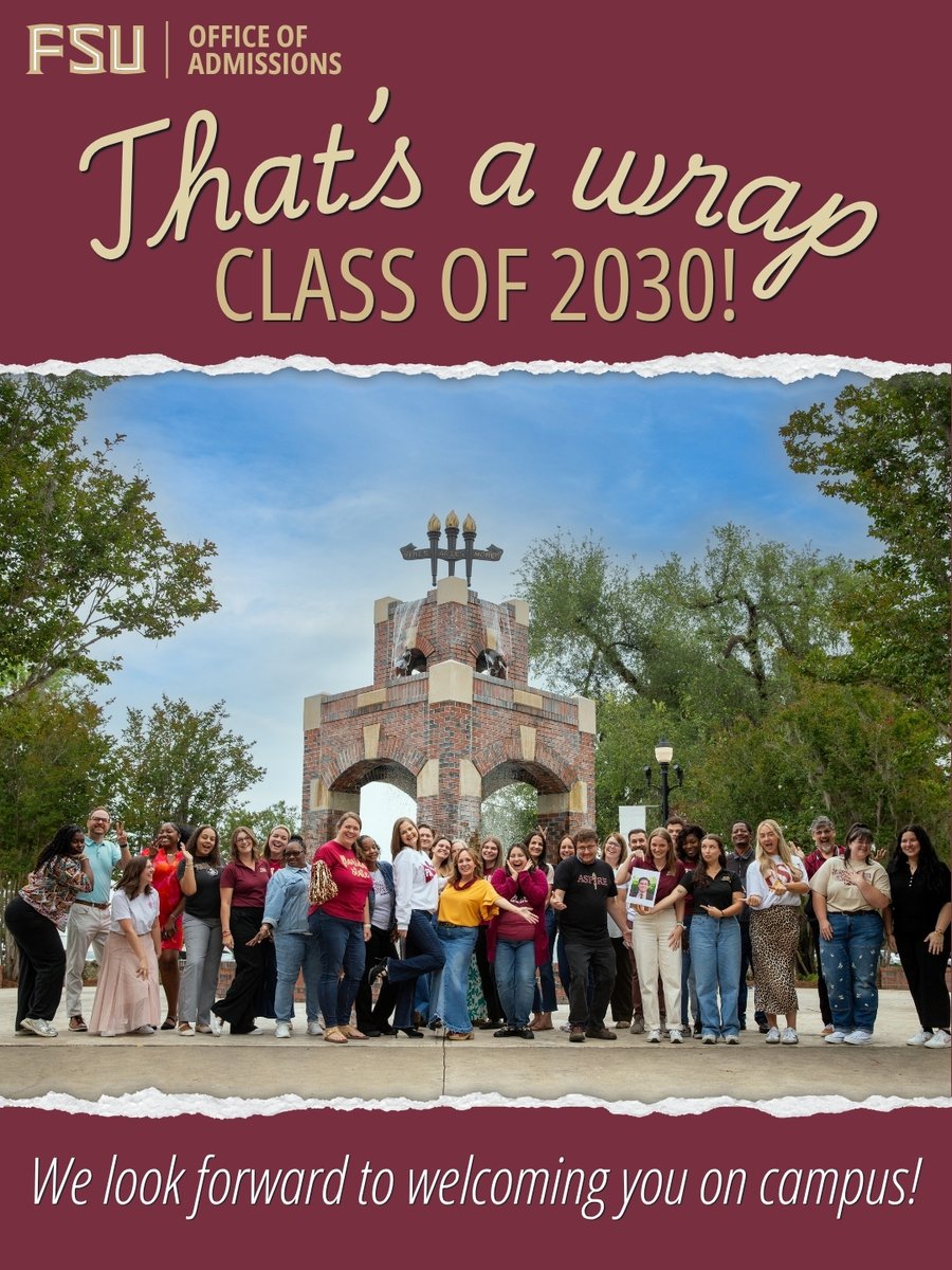 FSU Admissions tweet media