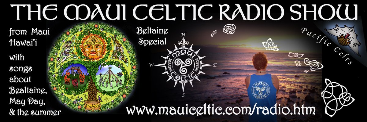 MauiCelticRadio's tweet image. SUNDAY - #Summertime #CelticMusic #Beltaine #Beltane #MayDay Part 2 on @MauiCelticRadio on @KAKU885FM Maui streaming streamdb5web.securenetsystems.net/v5/index.cfm?s… - 8am &amp;amp; 5pm Hawaii, 11am &amp;amp; 8pm US/Can West, 2 &amp;amp; 11pm East, 7pm Scotland/UK.  Please support the show at patreon.com/mauicelticradio . Cheers!