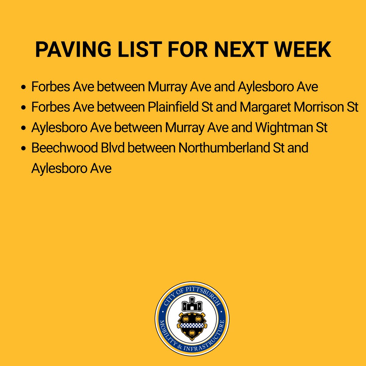 City of Pittsburgh tweet media