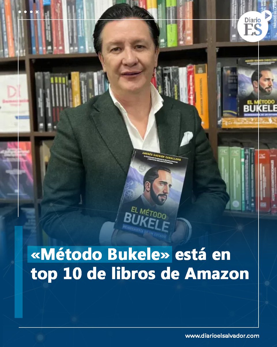 #DePaís «Método Bukele» está en top 10 de libros de Amazon

La transformación de todo un sistema para afrontar a las pandilla se expone en el libro.

Conoce los detalles ➡️ tinyurl.com/3xyrbt2e