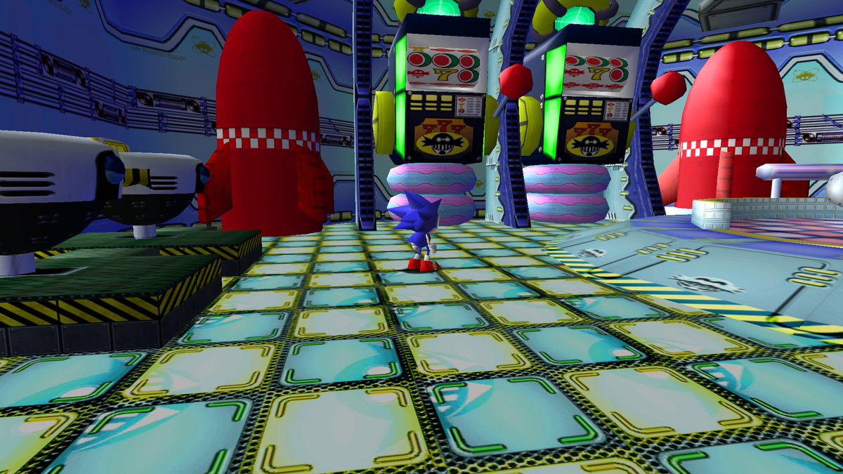 Adventure grita con toda su alma que iba a ser un juego del Sonic clasico, este concept art refuerza concepts vistos anteriormente, o hasta elementos del propio juego final 

En serio duele que hayan basureado toda esencia del clasico y lo hayan rediseñado como si no fuera nada