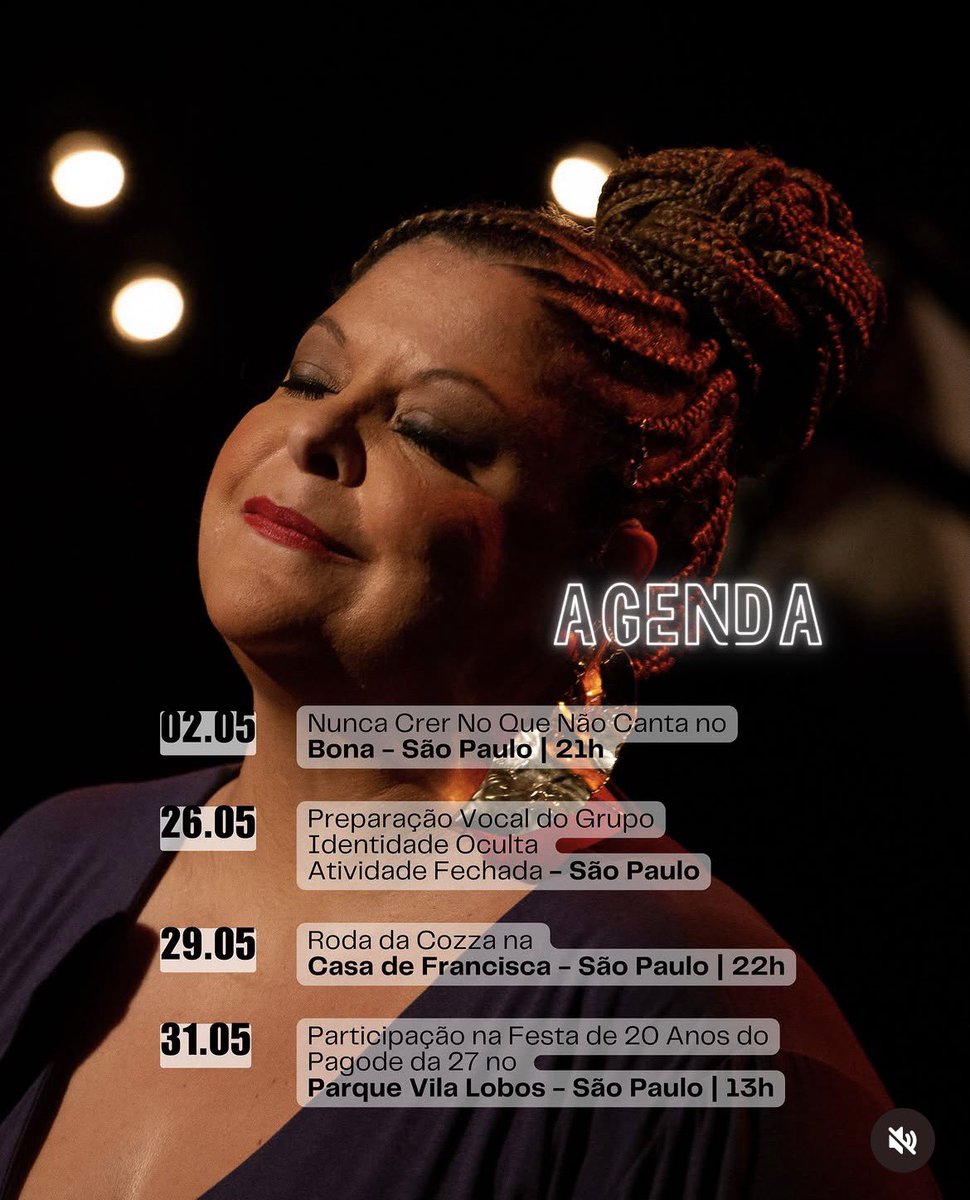AcessoCodigo's tweet image. Agenda 
As datas para ver e ouvir @fabianacozza 

#agenda
#fabianacozza