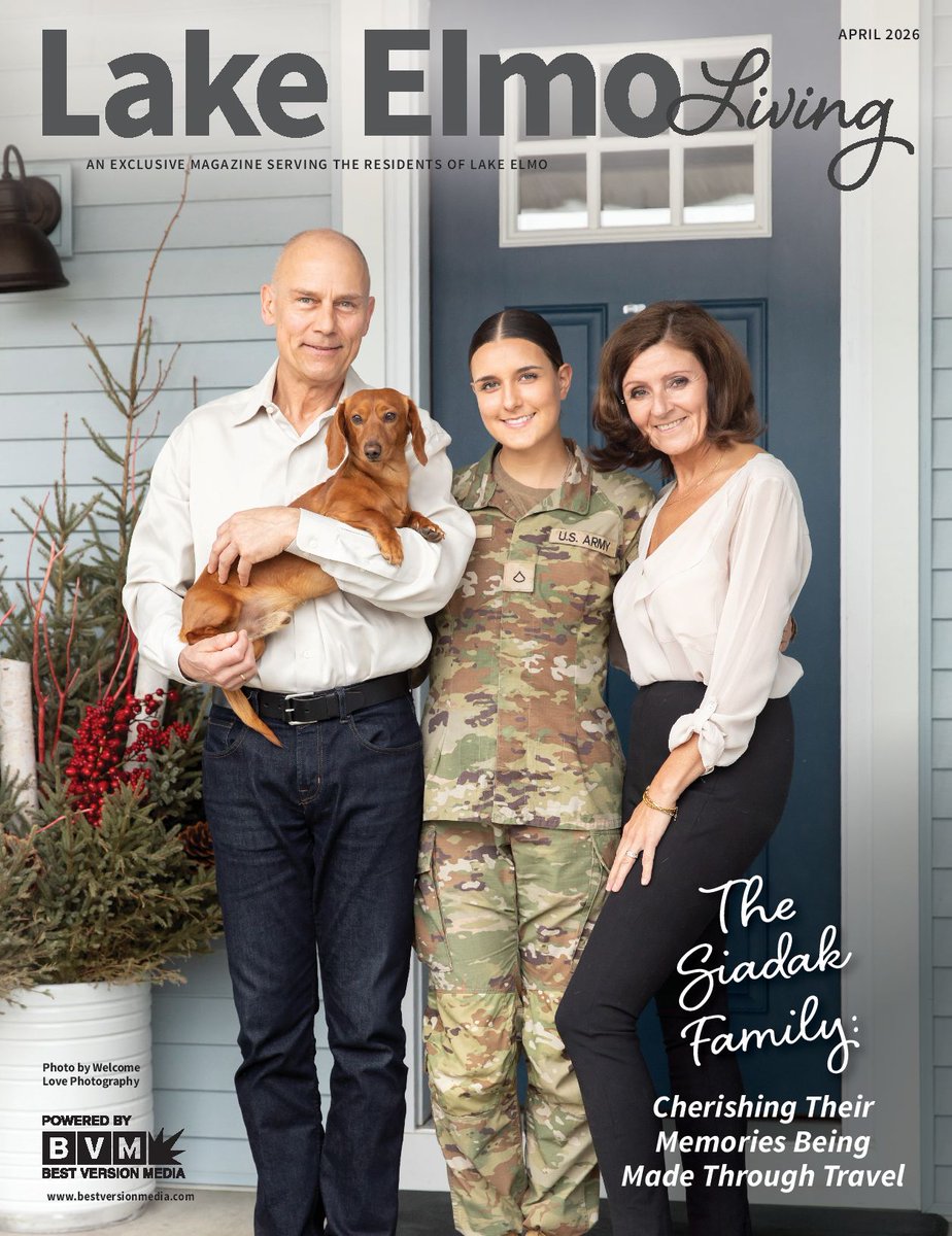AlbrechtTodd's tweet photo. Congratulations to the Siadak family for being our Lake Elmo Living April Featured Family https://t.co/8MvZBqV2T1