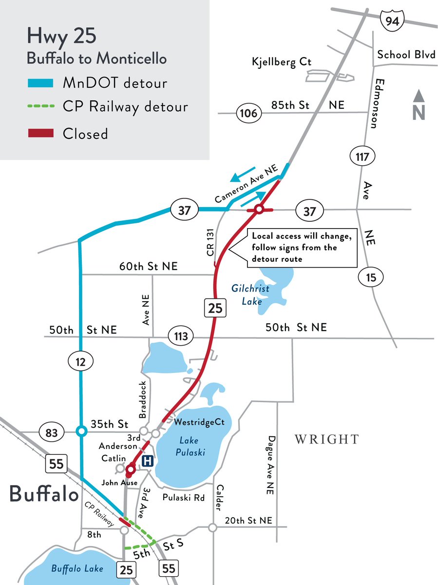 MnDOT District 3 tweet media