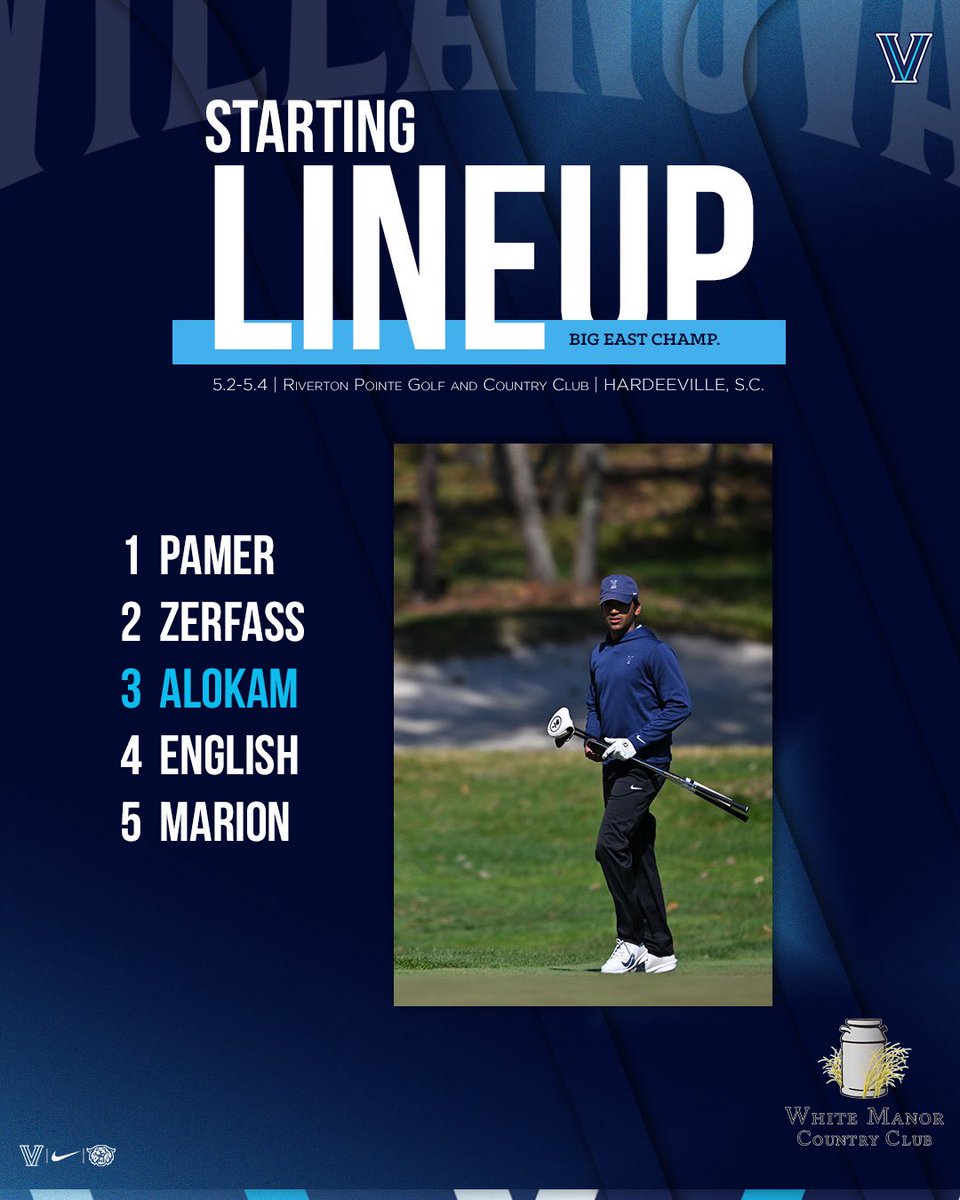 Villanova Golf tweet media