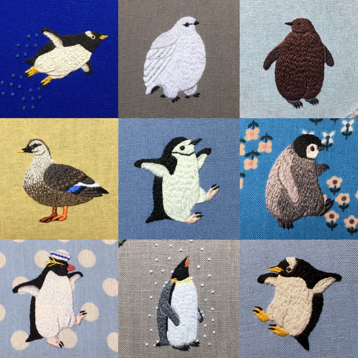 Nunomushi／いきもの刺繍作家 tweet media