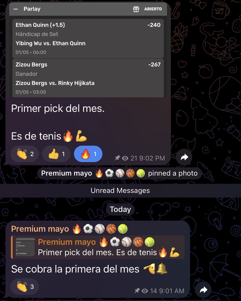 Venado_VIP's tweet image. Cobrando el primer día del mes es otro nivel 🎾🦌
Dejamos la tarea hecha desde anoche en el grupo Premium de Mayo
Así es como se arranca un mes mi gente 

Si quieres vivir este mes operando con nosotros, el enlace está en mi perfil 👇
#Apuestas #Tenis #FelizLunes