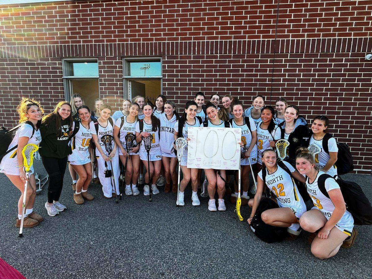 GLaxNRHS's tweet photo. Final OT:

North Reading 8 - Pentucket 9

Congratulations to Alaina Driscoll on reaching the 💯 career goal milestone! 

@GlobeSchools @BosHeraldSports @BConn63 @TrevorHass @GlobeLars @nrtranscript #PositiveDrivenSupportiveLOVE https://t.co/390FJsYjAg