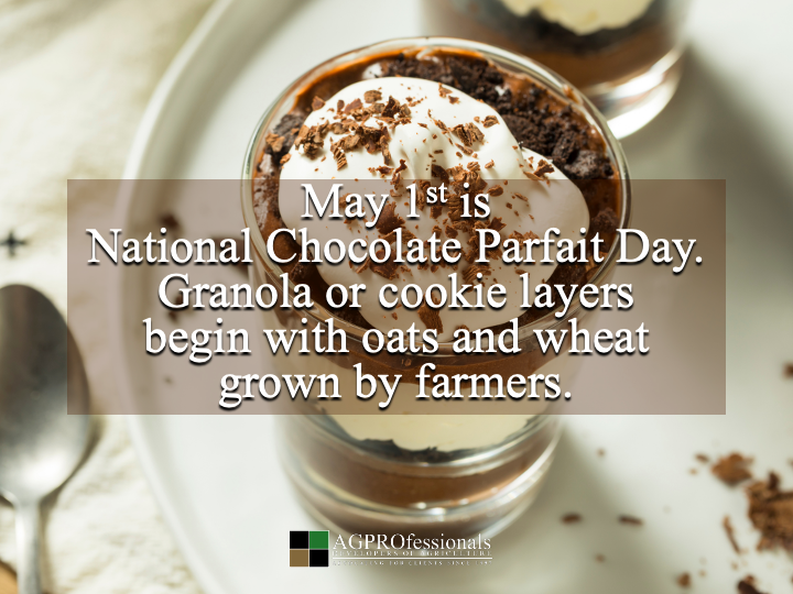 AGPRealEstate's tweet image. Parfait = layers of ag 🍫🥄

Cocoa
Dairy
Grain
Fruit

#ChocolateParfaitDay #Ag