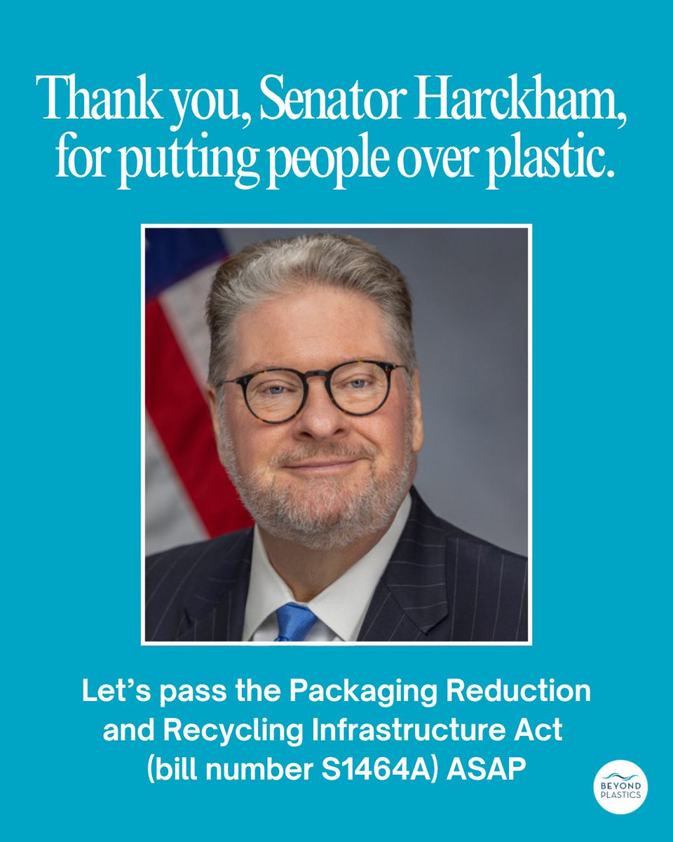 Thank you to <a href="/SenatorHarckham/">Senator Pete Harckham</a> for sponsoring the Packaging Reduction and Recycling Infrastructure Act (PRRIA, bill number S1464A), and for continuing to put people over plastic in the face of intense petrochemical industry opposition. We are grateful for your leadership!