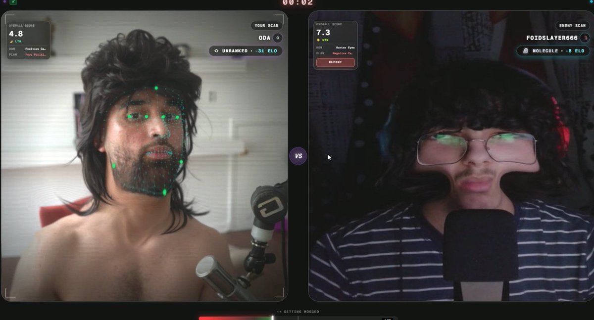 keynz33's tweet image. @odablock getting brutally mogged by @kemoxoo_ on omoggle.com #omoggle #odablock