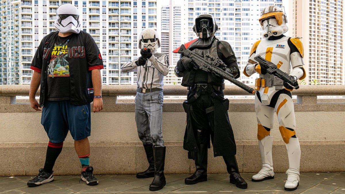 24BearcatsLarry's tweet image. Star Wars Photoshoot at 2026 @KawaiiKon.  
#starwars
#Hawaii
#kawaiikon
#kawaiikon2026
#stromtopper
#cosplayㅤㅤㅤㅤㅤㅤㅤ
