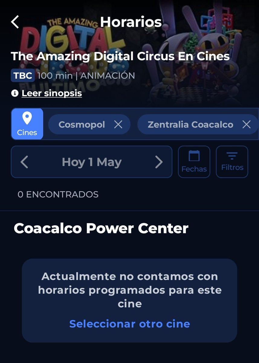 Ketzu_Ky's tweet photo. @Cinepolis Si va a estrenarse en coacalco? Llevo rato actualizando y nada.. https://t.co/IifBkDBmLY
