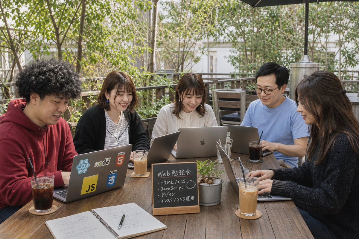 Image for the Tweet beginning: #RyoHack #デイトラコミュニティ 
#デイトラ #ChatGPT
#画像生成 #RyoHacker

おはようございます
今朝も自習室にてありがとうございました
自習室の風景をChatGPT