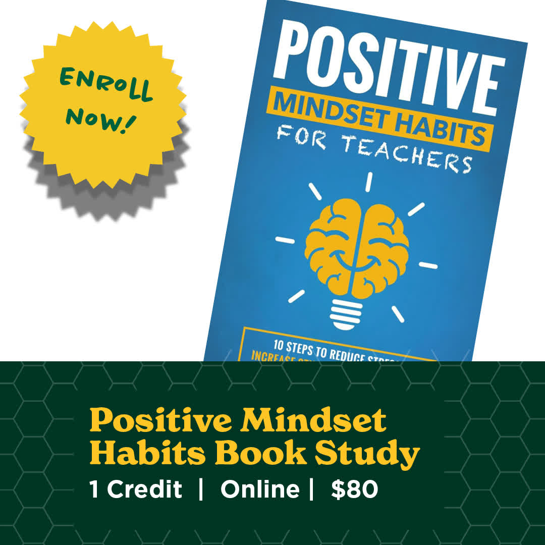 ndsuotl's tweet image. Who couldn't use a bit more joy, positive energy, and strong bonds in their teaching? Look at these inspiring courses.

Building School Communities - Starts 5/19
Play Book Study - 5/25
Positive Mindset Habits Book Study - 5/26
The Joy Lab K-12 - 6/9

#K12 #K12ProfDev