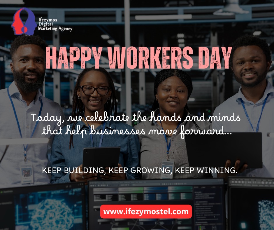 ifezymos's tweet image. Happy Workers’ Day to every hardworking hand and determined mind.
Your effort, consistency, and dedication make the difference every single day. 

#WorkersDay #HappyWorkersDay #May1st #WorkAndWin #HardWorkPays #DedicatedToGrowth #NigeriaWorkers #CelebrateWorkers #NewMonthVibes