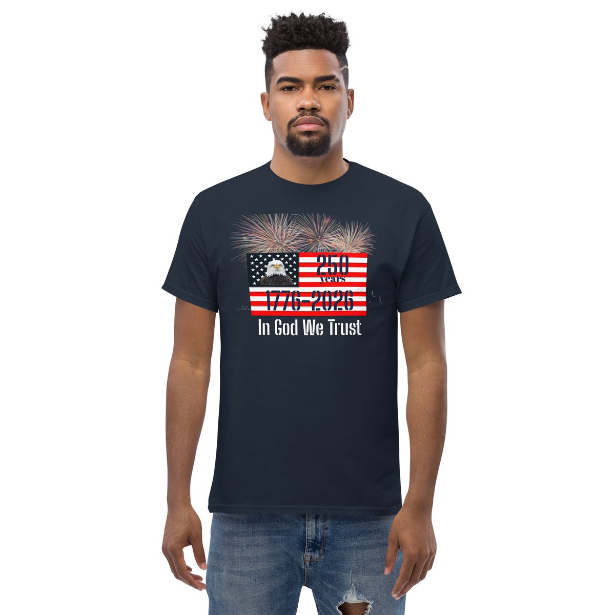 FredTBowerJr1's tweet photo. Free Shipping!
Unisex Classic Tee: American Flag with Eagle, Fireworks Behind Flag, Celebrating America https://t.co/sgoMI3bdpg via @Etsy https://t.co/blqqbEzdhk