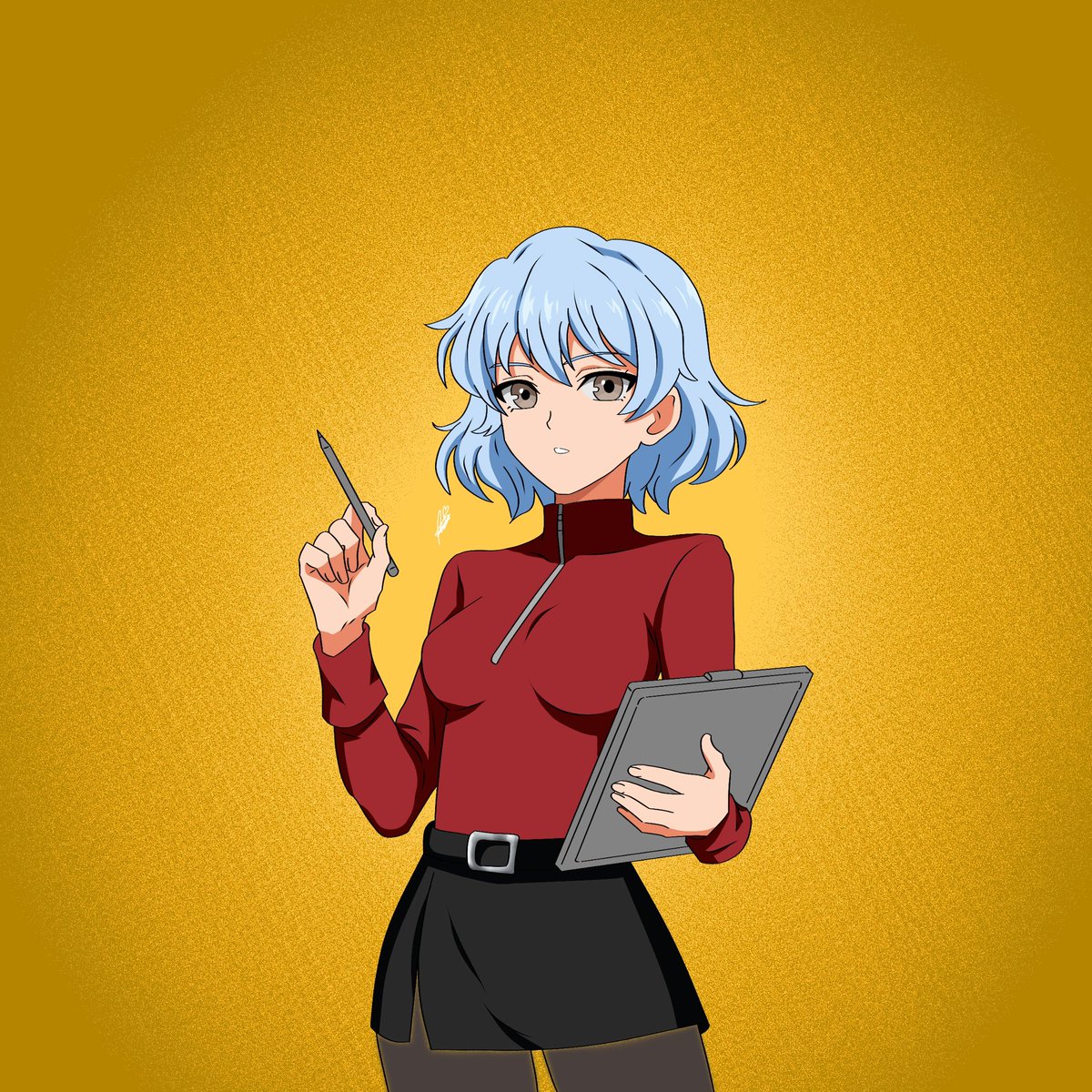 KanamiTakor0's tweet image. Decidí actualizar mi OC para que tenga el cabello que tengo actualmente y mi tableta de dibujo 🥹

#oc #originalcaracter #me