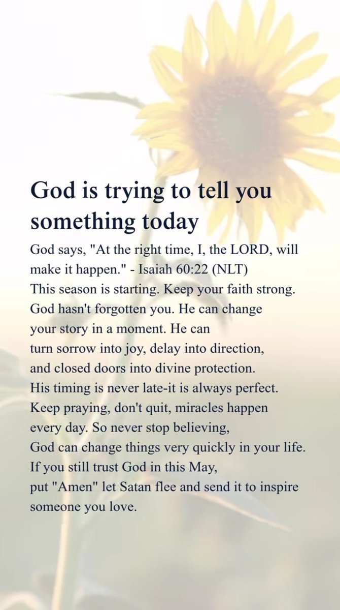Stay with God tweet media
