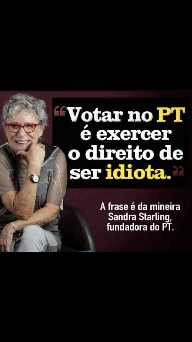 Petista que se alfabetizou.