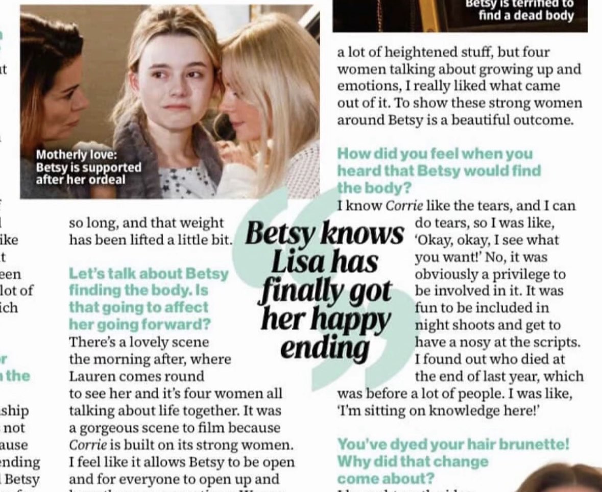 Chloehowe_xo's tweet photo. Remembering  next week we are going to get this scene with Carla, Lisa, Betsy and Lauren ( probably either Monday or Tuesday I’m not sure) It’s going to be emotional to see all 4 of them opening up 🥹🥹 #swarla #corrie https://t.co/wVd4PfaMZb