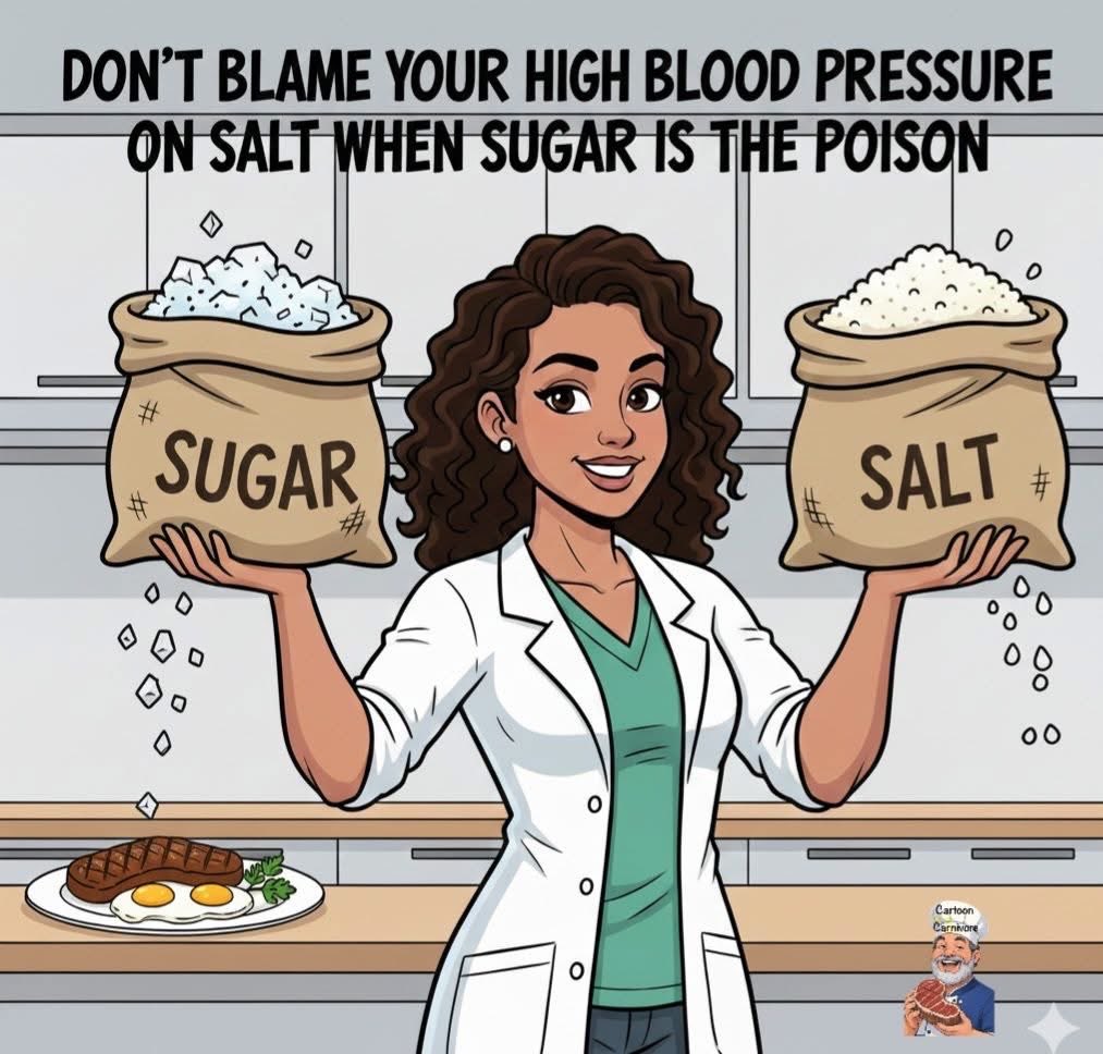 VitalityAfter60's tweet image. Stop blaming the shaker when you're swimming in syrup. 💅 Sugar is the real issue. 🧂➡️🚫🍰
#keto #lowcarb #sugarfree #carnivore #health