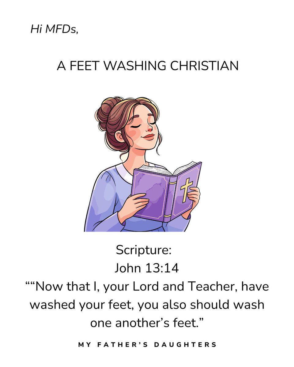 MFDaughters's tweet image. Hey Sis,
Be a reflection of Christ in the small things.
True Christianity is humility, service and love in action.

#Christianliving #servelikeJesus