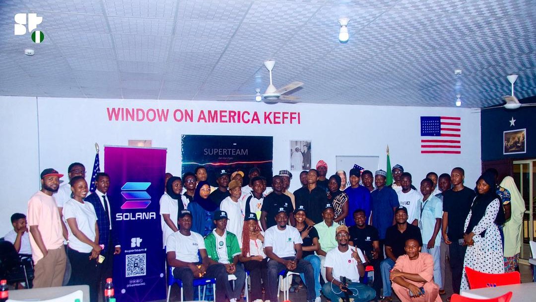 neutronUNO's tweet photo. One of my highlights this week was being part of the @SuperteamNG IRL Solana ecosystem call in Keffi.

Great experience bringing the community together to share ideas and learn about the latest alphas - ranging from ICM to products within the ecosystem. https://t.co/cSYS6BRYiB