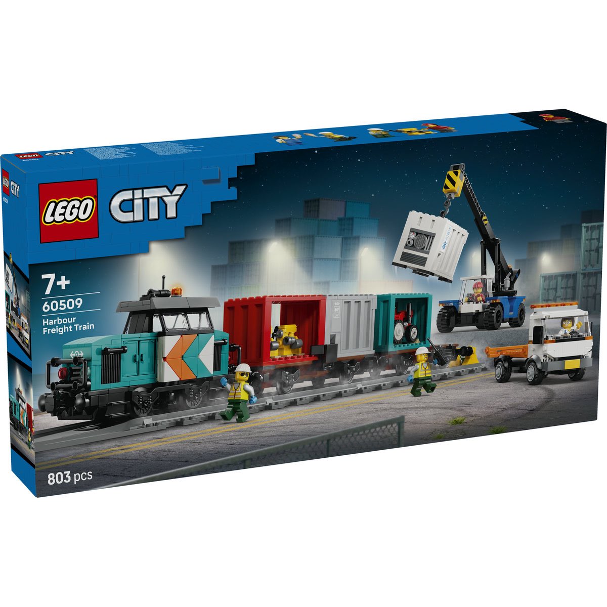 New #LegoCity set! 60509 Lego City: Harbour Freight Train 803 pcs