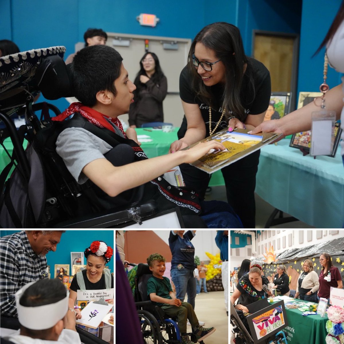 SocorroISD's tweet image. #TeamSISD hosted a Celebration Day at Pebble Hills High School, recognizing students across the district in the Individualized Learning Classrooms (ILC) program. Centered around the theme “It’s a Beautiful Day in Our Neighborhood: A Celebration of El Paso,” students took part in