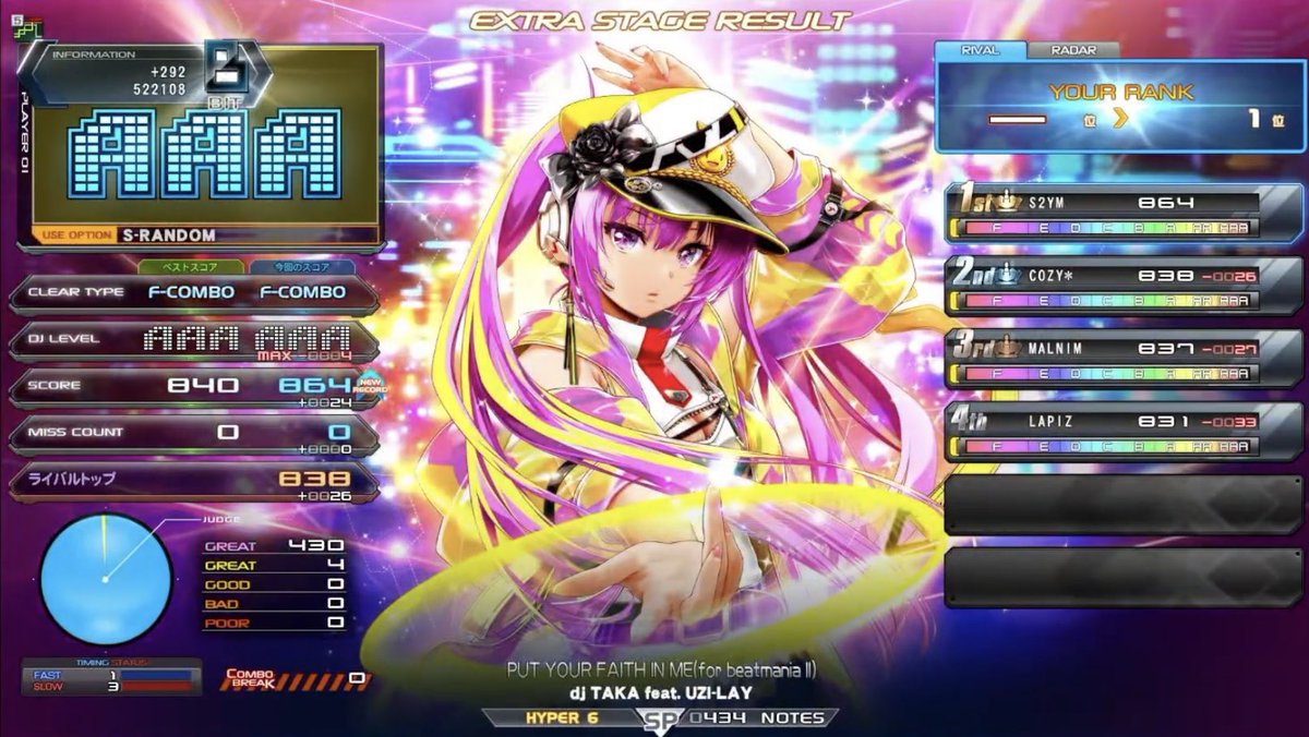 tripyandchan24's tweet image. PENDUAL (PRESENT) System BGM
CastHour’s n/a! MXM TRACK CRASH??!?!?

EX COMP?!!!

#IIDX22 #PENDUAL @Sato_Nao 

@DiverseSystem @_Blacklolita_ #DiverseSystem #BlackLolita #Camellia #Speedcore #Tearout #CastHour #KSHMR @KSHMRmusic #VirtualRiot #ColourBass #SDVX #soundvoltex