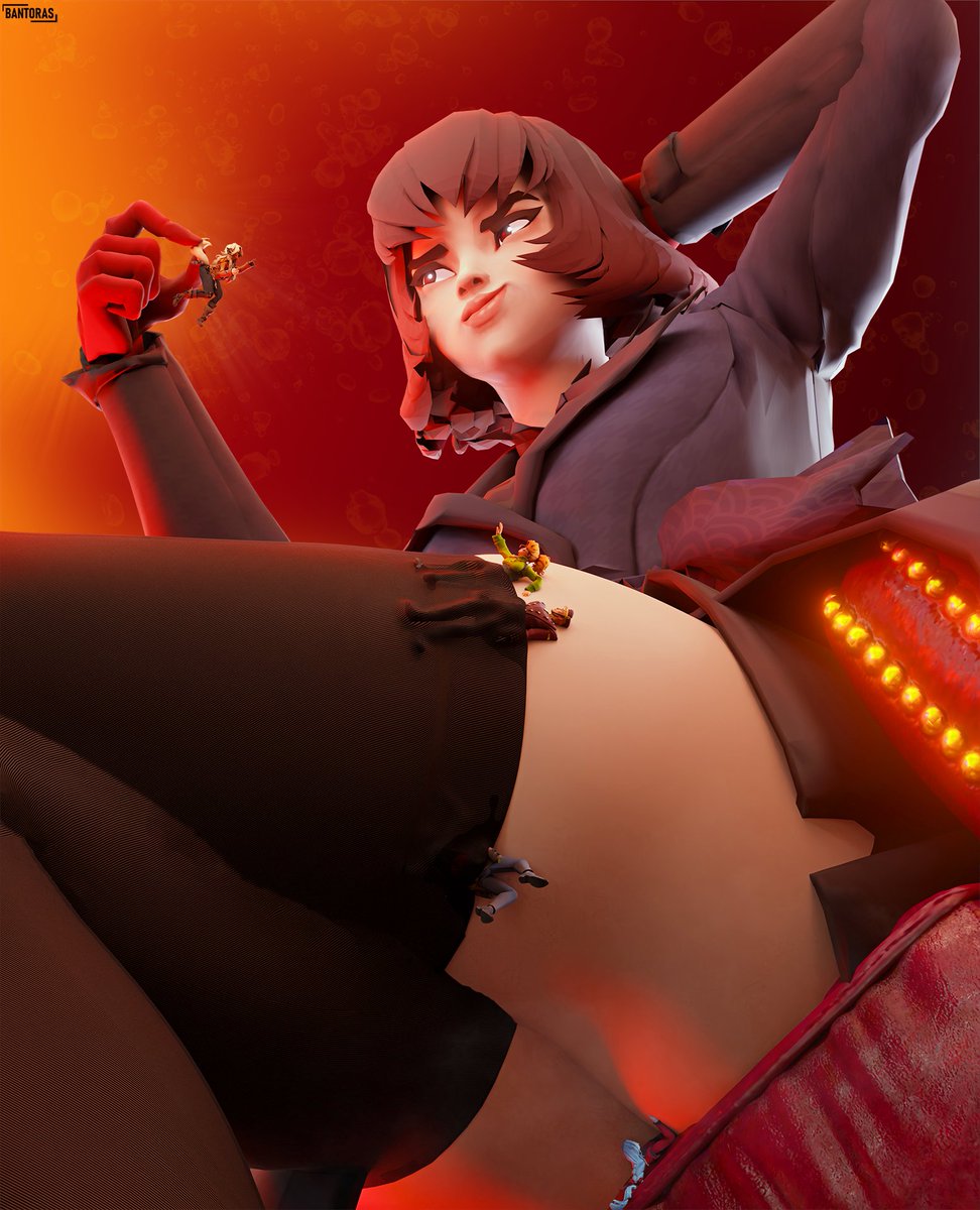 BantyBantoras's tweet photo. -Team Player-

"Can't believe you losers ended up getting cursed right before the ritual. Well, doesn't matter... I'll just have to do it all by myself. Try to make yourselves a little bit useful by trying not to squirm so much, I'm trying to win here"