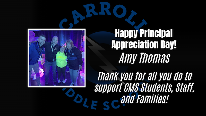 school_carroll's tweet photo. Thank You, Principal Amy Thomas #WeARREChargers https://t.co/7GIHDSIQiA