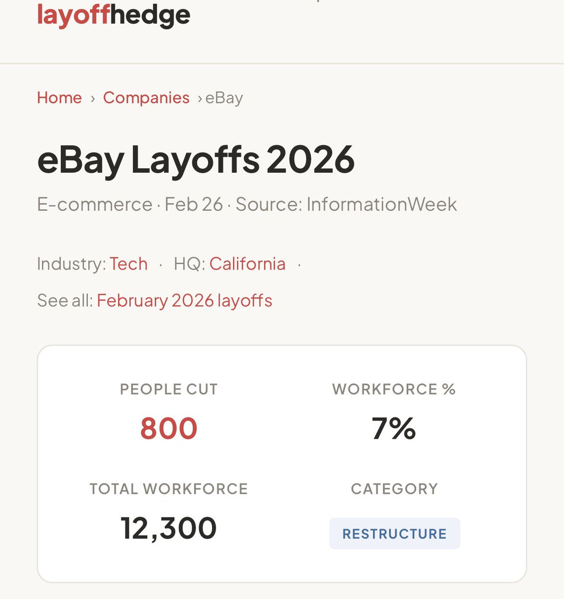 Official Layoff tweet media