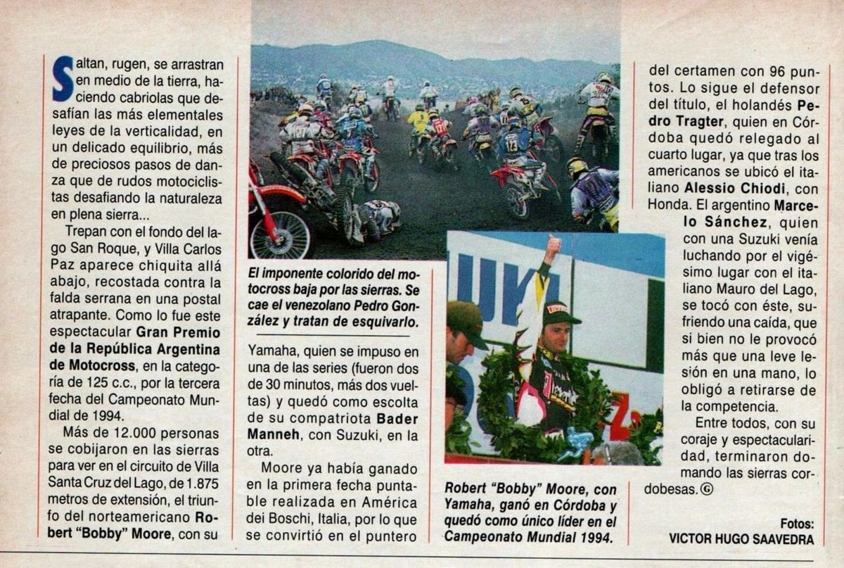 PatoG82's tweet photo. 📓 Revista El Gráfico 🏁

#RevistaElGrafico #MXGPArgentina #MXGP #MotocrossMundial #MotocrossenArgentina #BobbyMoore #AlesioChiodi #CoyoteVillagra #BaderManneh #ChrisNeal #CircuitoLaTorre #CarlosPaz #MotocrossenCarlosPaz https://t.co/KWam4OLaLP