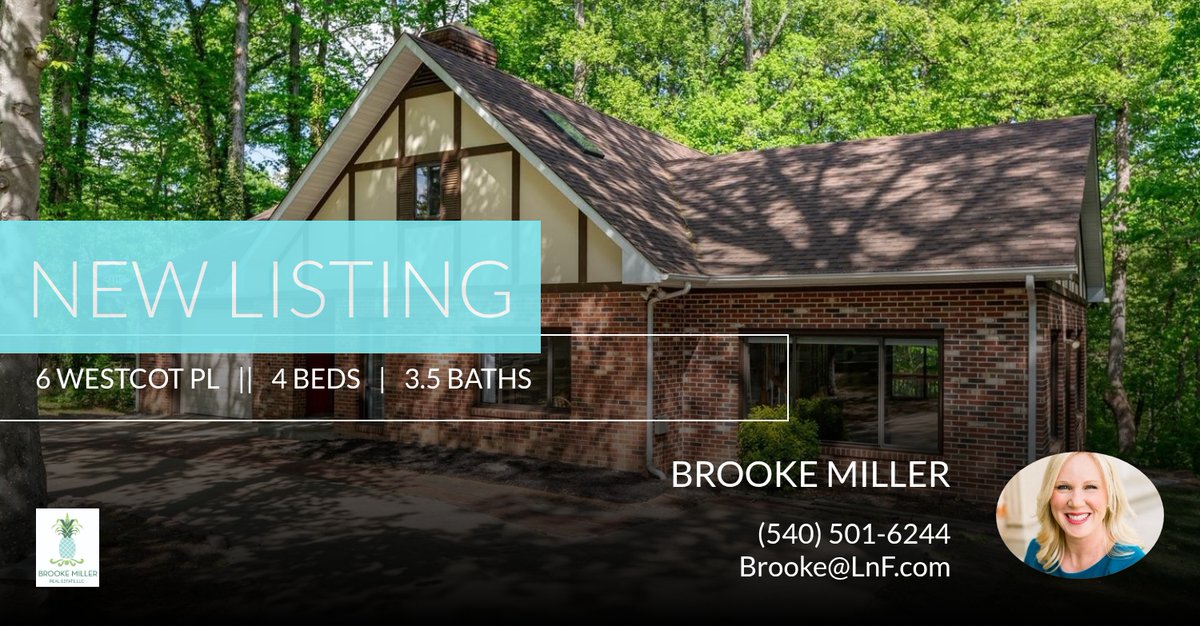 BrookeMiller's tweet photo. 📍 New Listing 📍 Take a look at this fantastic new property that just hit the market located at 6 Westcot Pl in Fredericksburg. Reach out here or at 540-501-6244 for more information

Let's Chat!
We help our clients succeed in ANY... https://t.co/sRtHwq1Gn6 https://t.co/69BIC8wkEZ