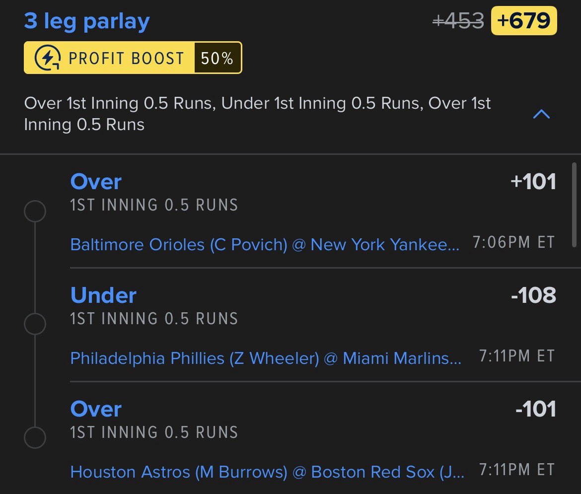 bookiebomber190's tweet image. 🔮⚾️MLB SHOWTIME⚾️🔮

🧨FREE PLAY🧨

Quick Parlay 🪄 
 
#Gambling𝕏 🌐#MLB⚾️
#BOL #BookieBombSquad💥