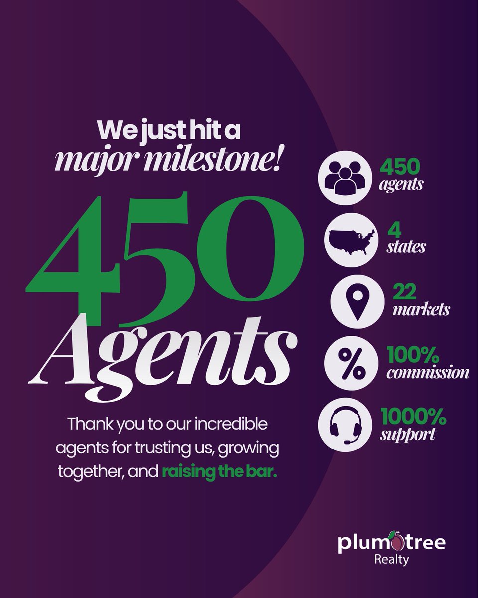 plumtreehomes's tweet image. Let's keep building the future together! #TeamPlumTree #Realtor #RealEstateAgents