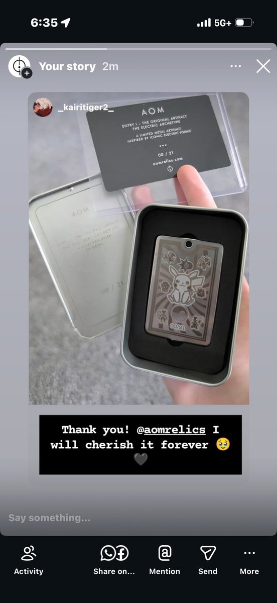 aomrelics's tweet image. 00/21 delivered.

Seeing it in a collector’s hands &amp;gt; everything else.

21 exist.

#Pokemon #Collectibles #LimitedEdition