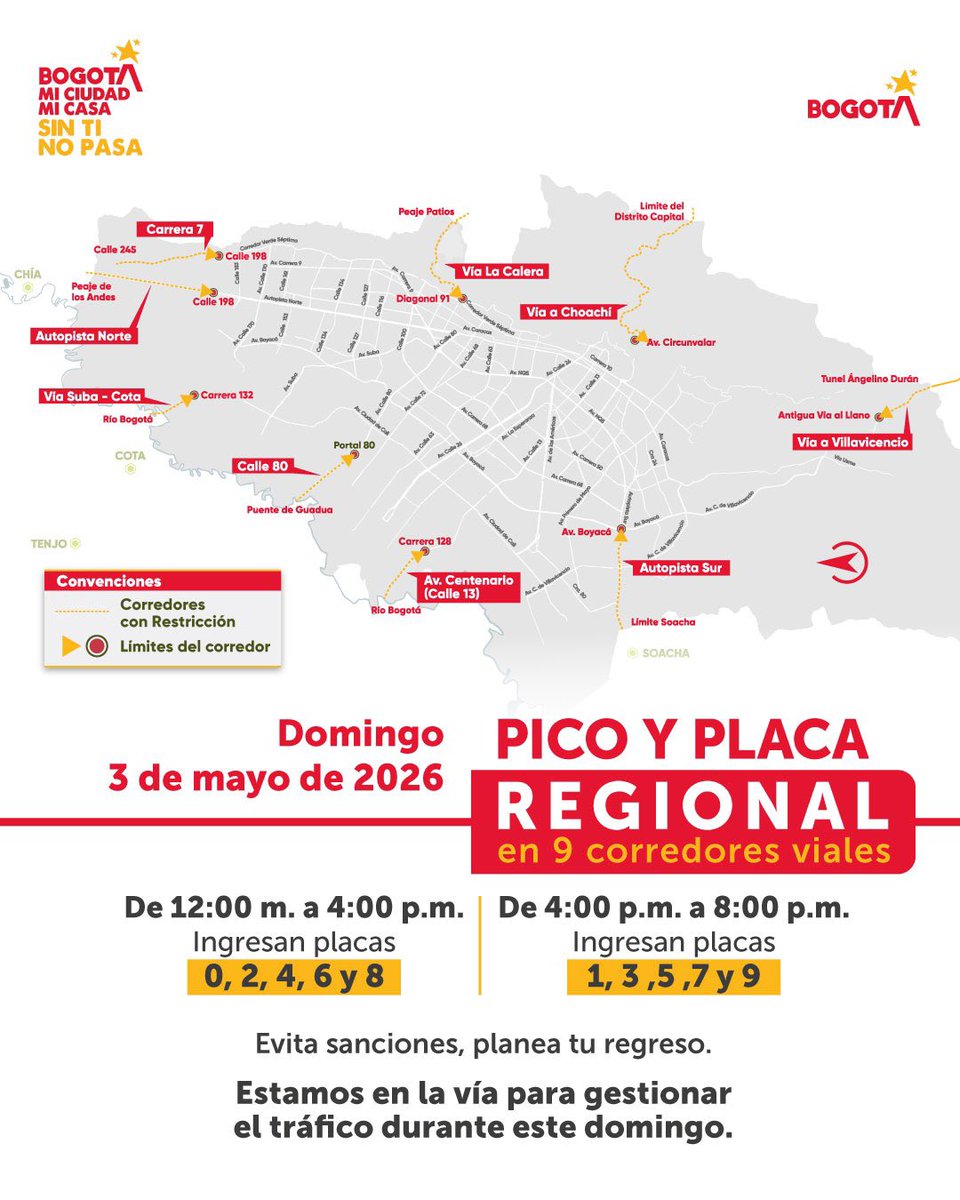 Movilidad Bogotá tweet media