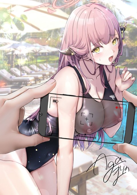 競泳アルちゃん×透けるカメラアプリ
みんなのブルアカで好きなキャラは?(参考までに) 